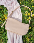Charlie - Apple Leather Baguette Bag