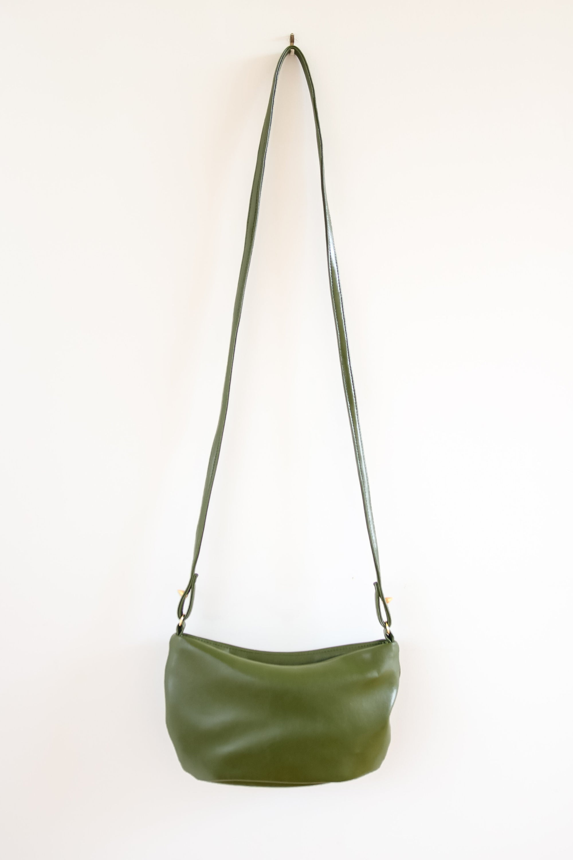 Liv - Cactus Leather Crossbody Bag