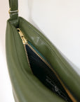 Liv - Cactus Leather Crossbody Bag