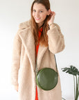 Sevigny - Cactus Leather Crossbody Bag