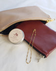 Reese - Apple Leather Pouch