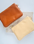 Reese - Apple Leather Pouch