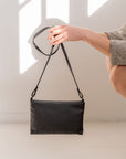 Paz - Cactus Leather Crossbody Bag