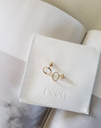 Infinity Circle Studs - Reca