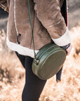 Sevigny - Cactus Leather Crossbody Bag