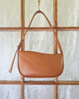 Charlie - Cactus Leather Baguette Bag