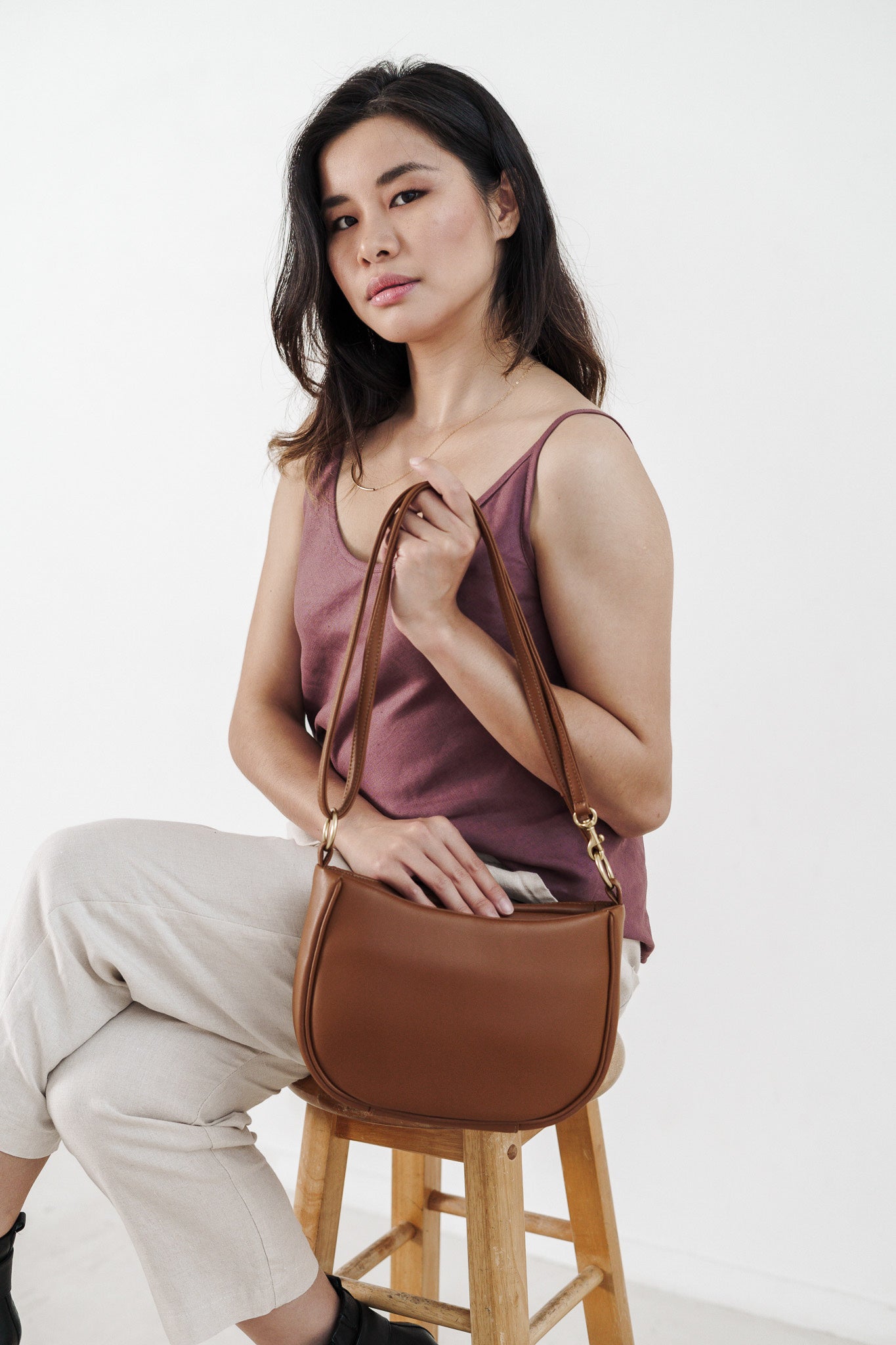 Mina - Cactus Leather Bag