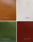 Charlie - Cactus Leather Baguette Bag