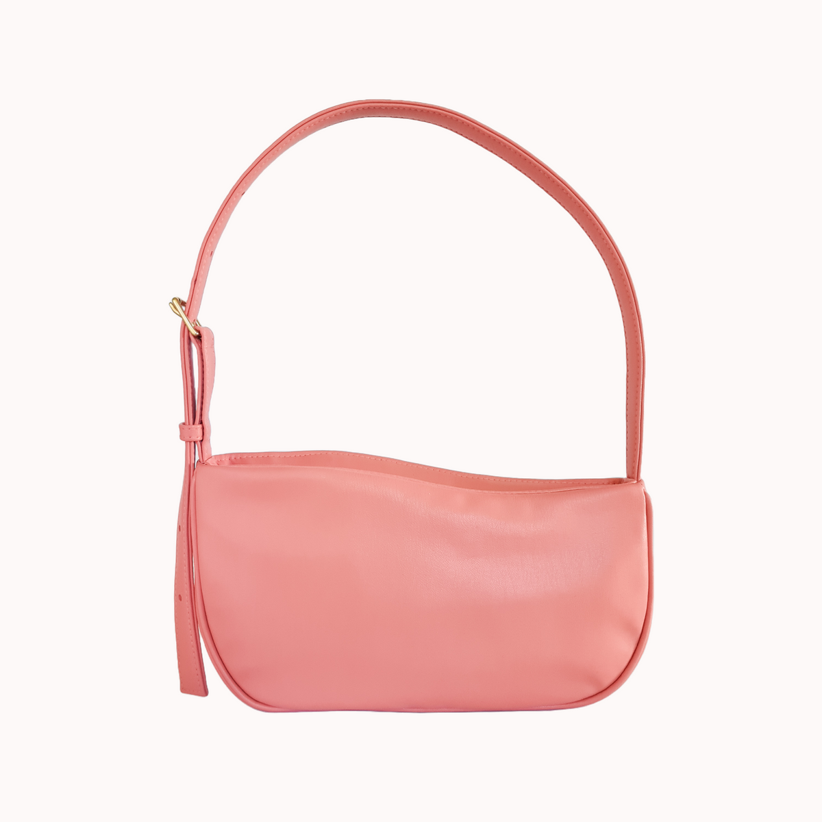 Charlie - Apple Leather Baguette Bag