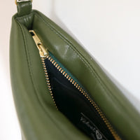 Liv - Cactus Leather Crossbody Bag