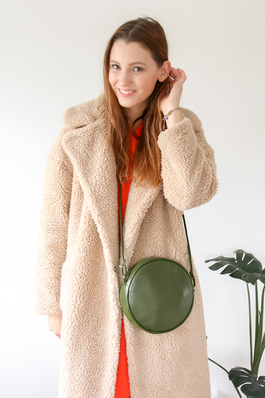 Sevigny - Cactus Leather Crossbody Bag