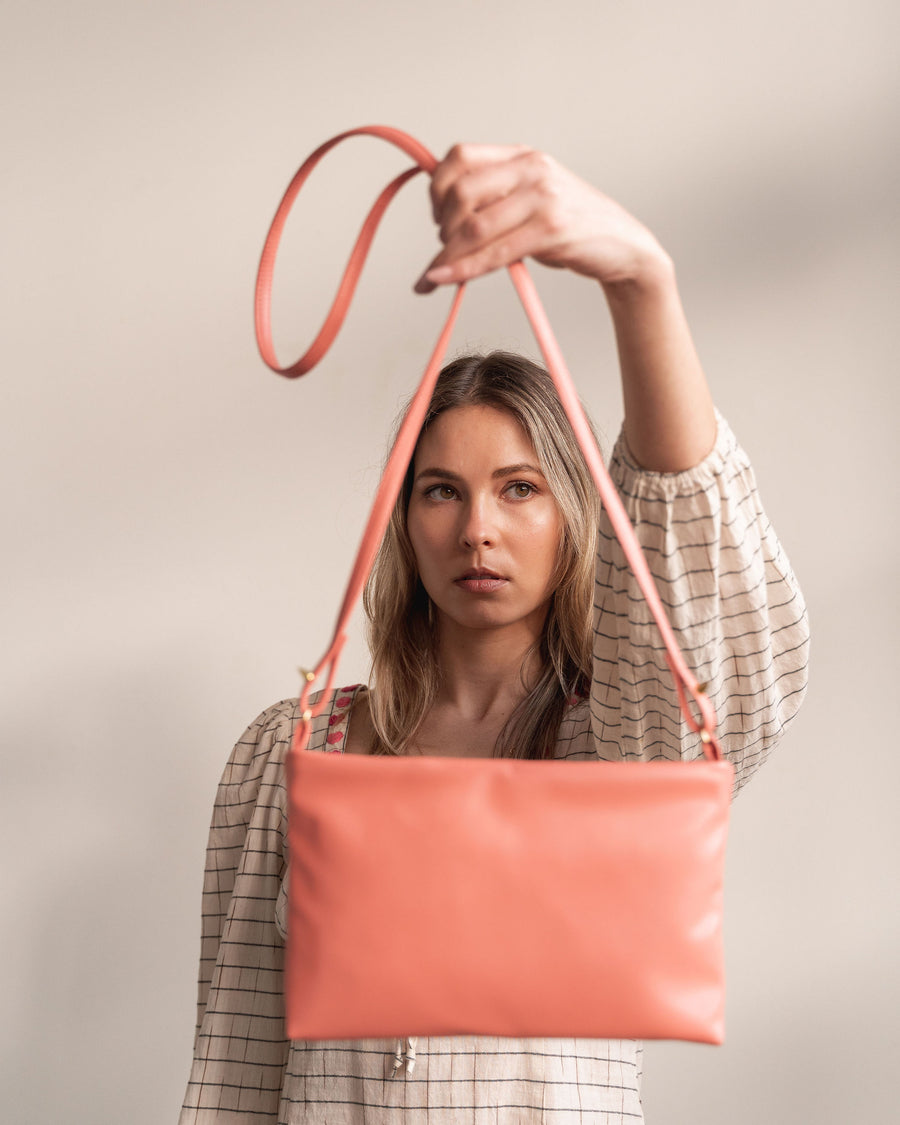 Paz - Apple Leather Crossbody Bag