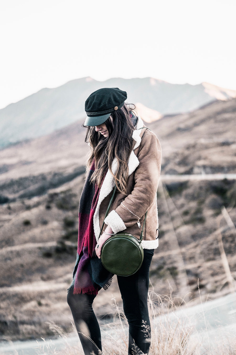 Sevigny - Cactus Leather Crossbody Bag